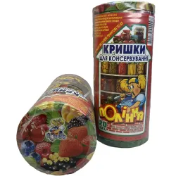 Кришка TWIST-OFF 82 мм для консервації «Полінка» Кришка TWIST-OFF 82 мм для консервації «Полінка»